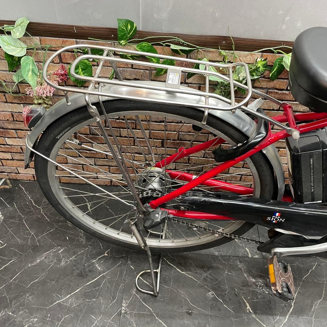 【192】電動自転車 YAMAHA PAS SION レッド 24インチ