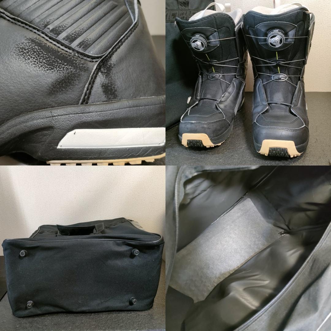 サロモン スノーボードブーツ メンズ 28.5 ボア salomon boa 黒