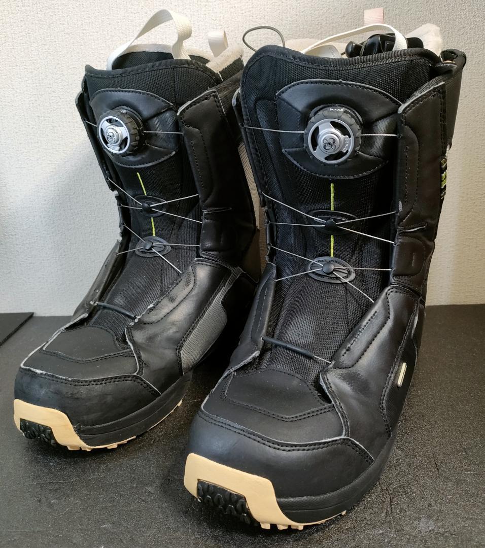 サロモン スノーボードブーツ メンズ 28.5 ボア salomon boa 黒