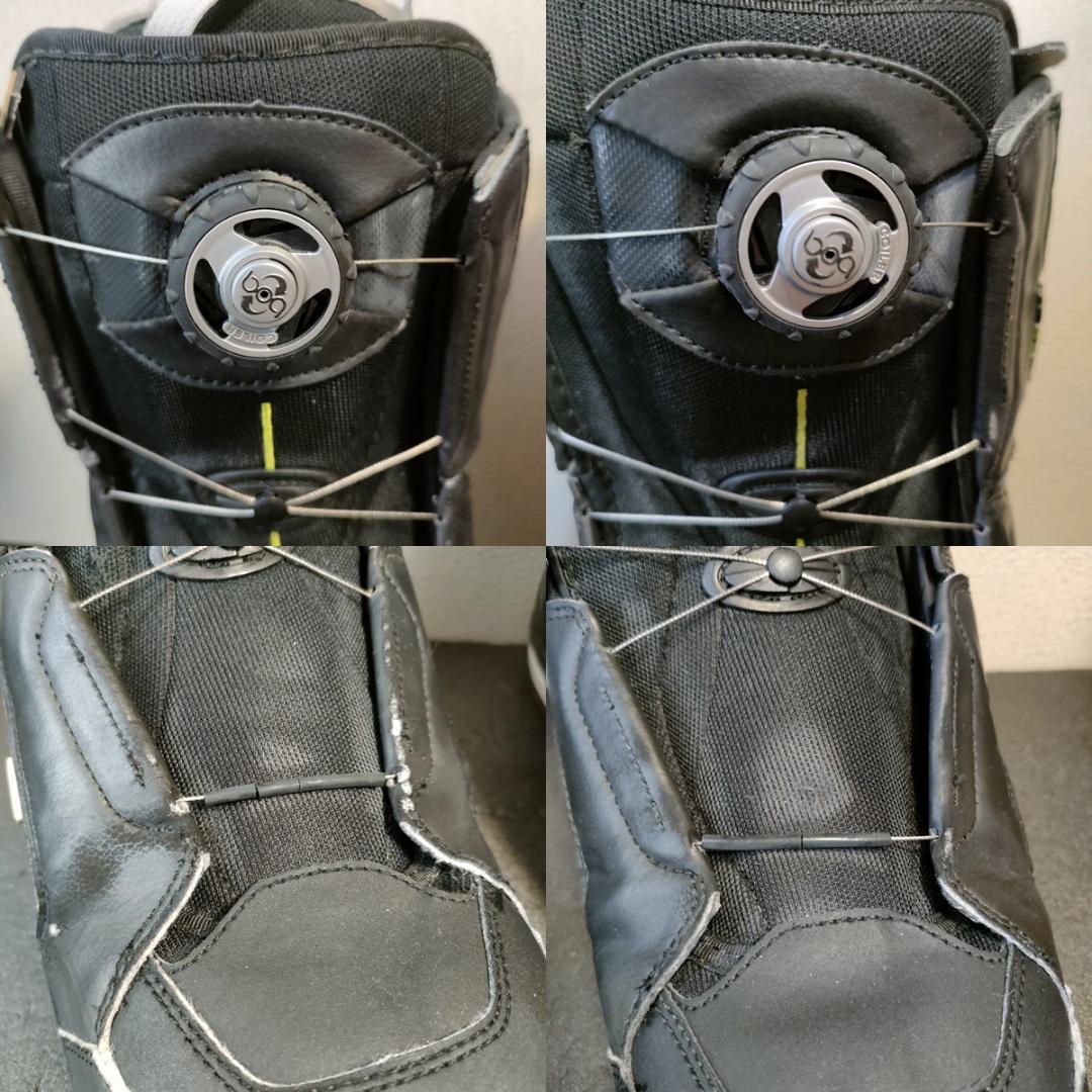 サロモン スノーボードブーツ メンズ 28.5 ボア salomon boa 黒