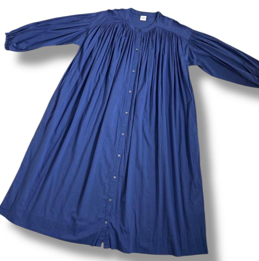 美品✨アーバンリサーチドアーズ　コットンボイルギャザーワンピース　ゆったり　春夏