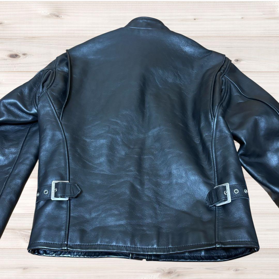 ☆R.B.Cステアハイドレザーシングルライダース34TALON 90sマッコイ