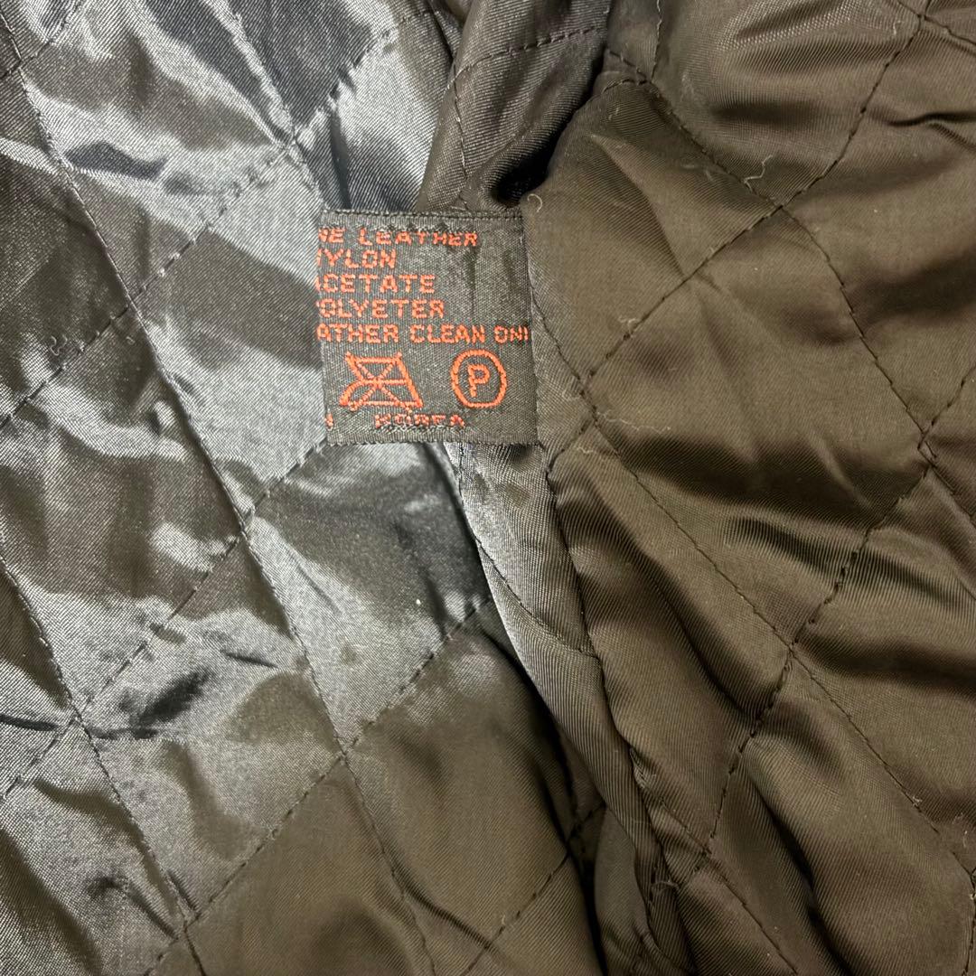 ☆R.B.Cステアハイドレザーシングルライダース34TALON 90sマッコイ