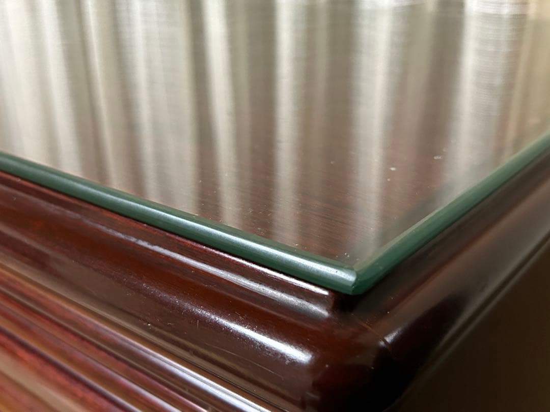 特大サイドボード　大型飾り棚　キャビネット　リビングディスプレイボード　ガラス扉