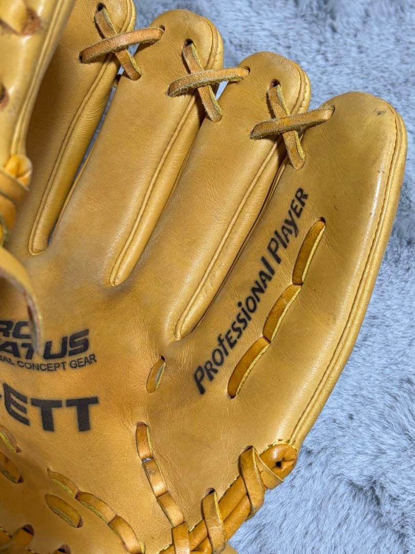 ZETT ゼット プロステイタス 旧ラベル 最上位グレード　軟式グローブ