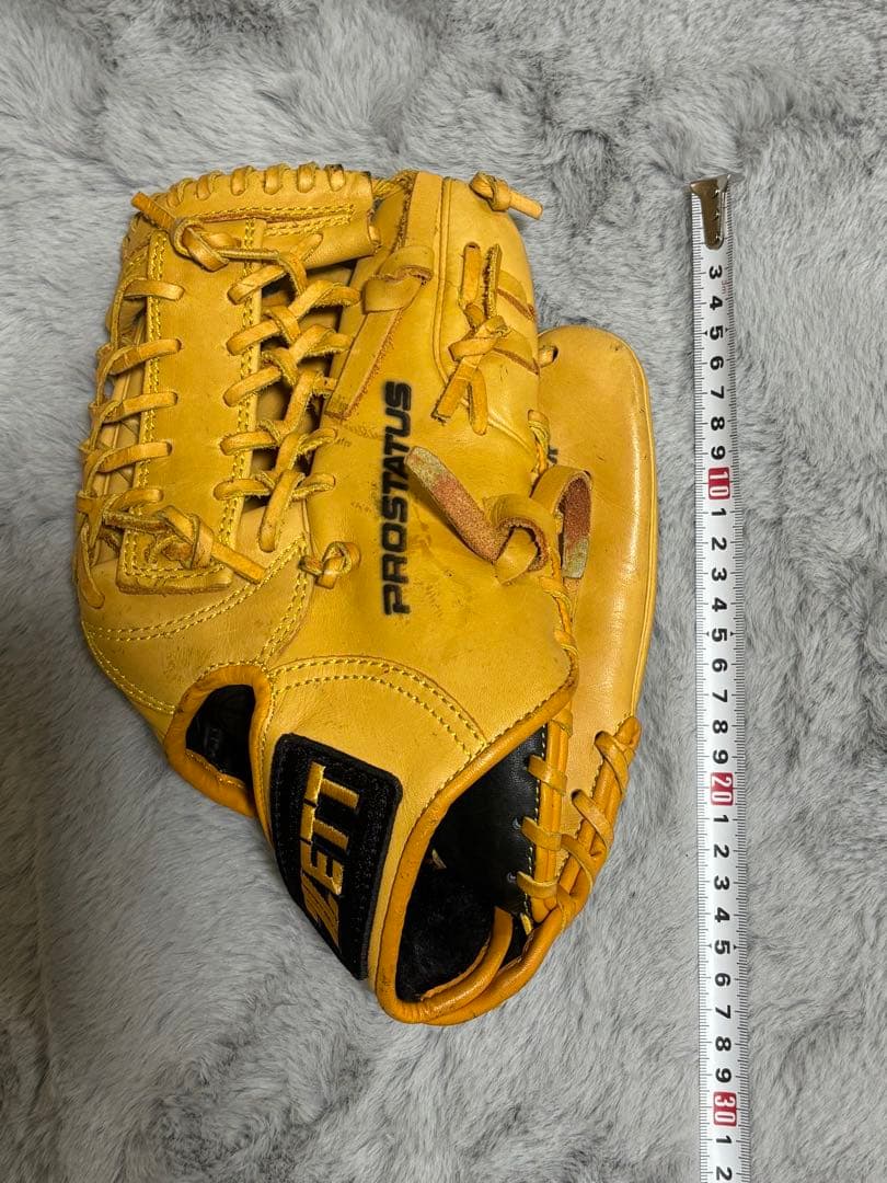 ZETT ゼット プロステイタス 旧ラベル 最上位グレード　軟式グローブ