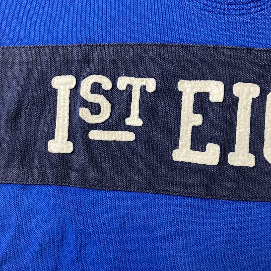 ポロ　ラルフローレン　ラガーシャツ M 青