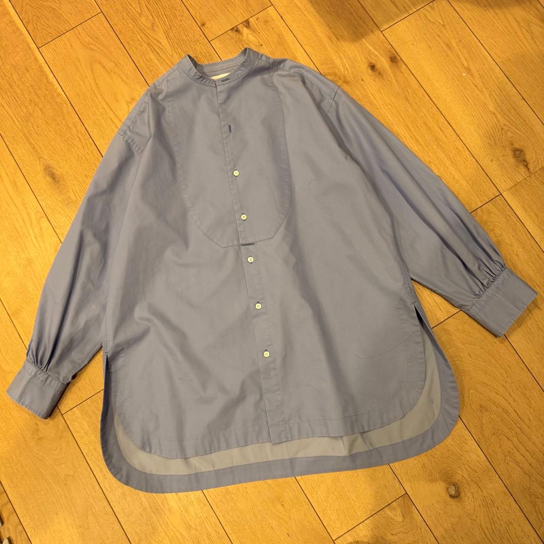 HYKE ハイク ブルーシャツブラウス 羽織り