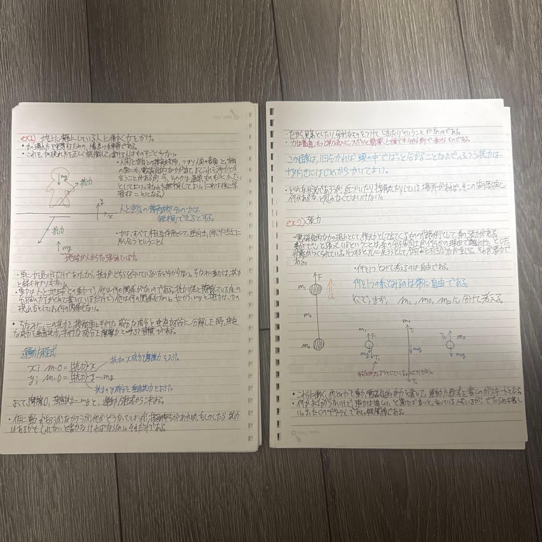 【東大合格/800P越】苑田ハイレベル物理 講義ノート板書・まとめノート