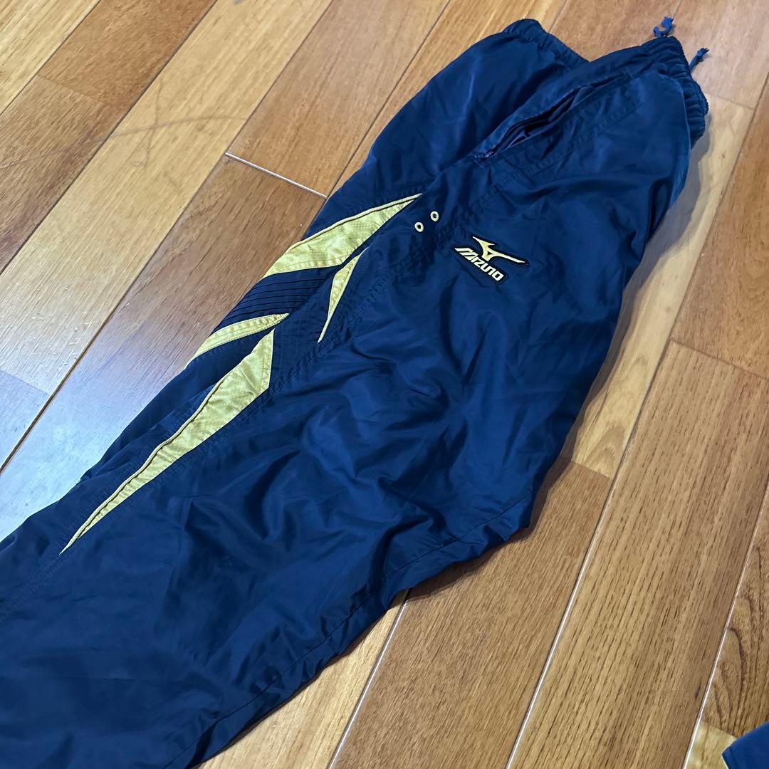 MizunoPro ジャケット サイズ0 ネイビー/ゴールド