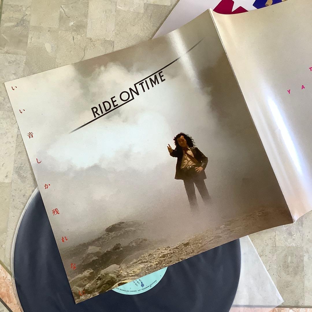 レア全面帯!レコード新同! 山下達郎1980年発売 初版盤 ライド・オン・タイム