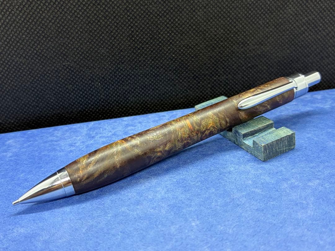 【早い者勝ち】メープルスタビライズドウッド　加藤金属　シャーペン0.５　木軸ペン