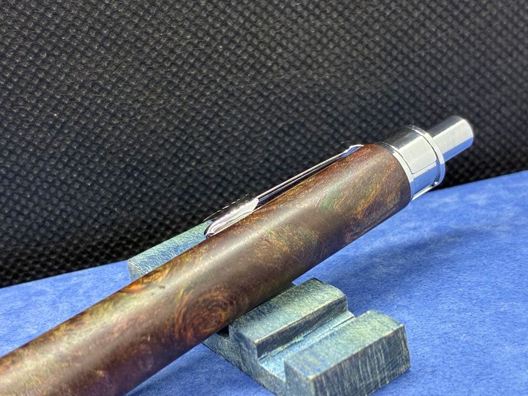 【早い者勝ち】メープルスタビライズドウッド　加藤金属　シャーペン0.５　木軸ペン