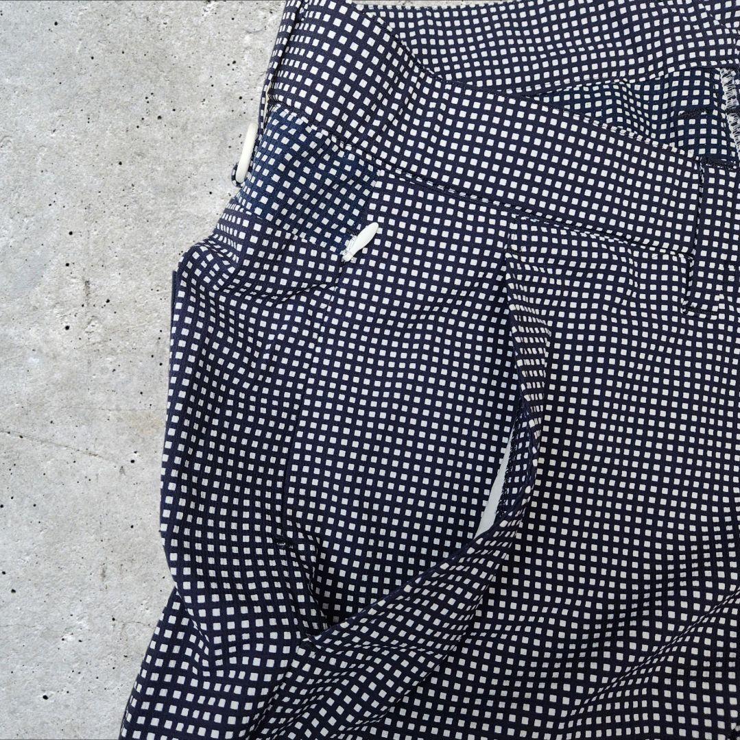 【大きいサイズ】PEARLY GATES◆ナイロンパンツ◆黒白◆サイズ７