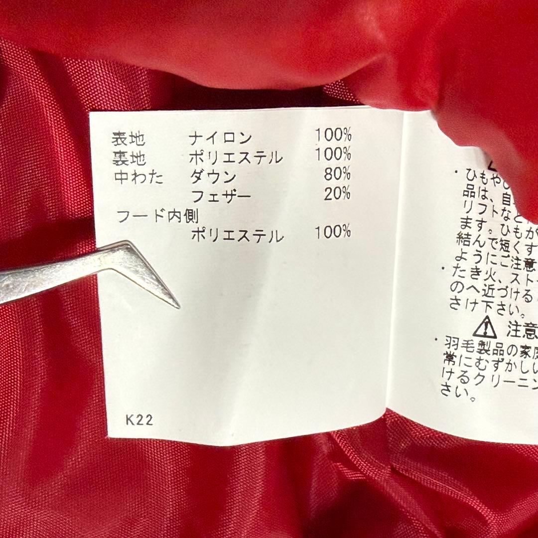 マンシングウェア ゴルフ R.line ダウンジャケット 赤 M フード付き