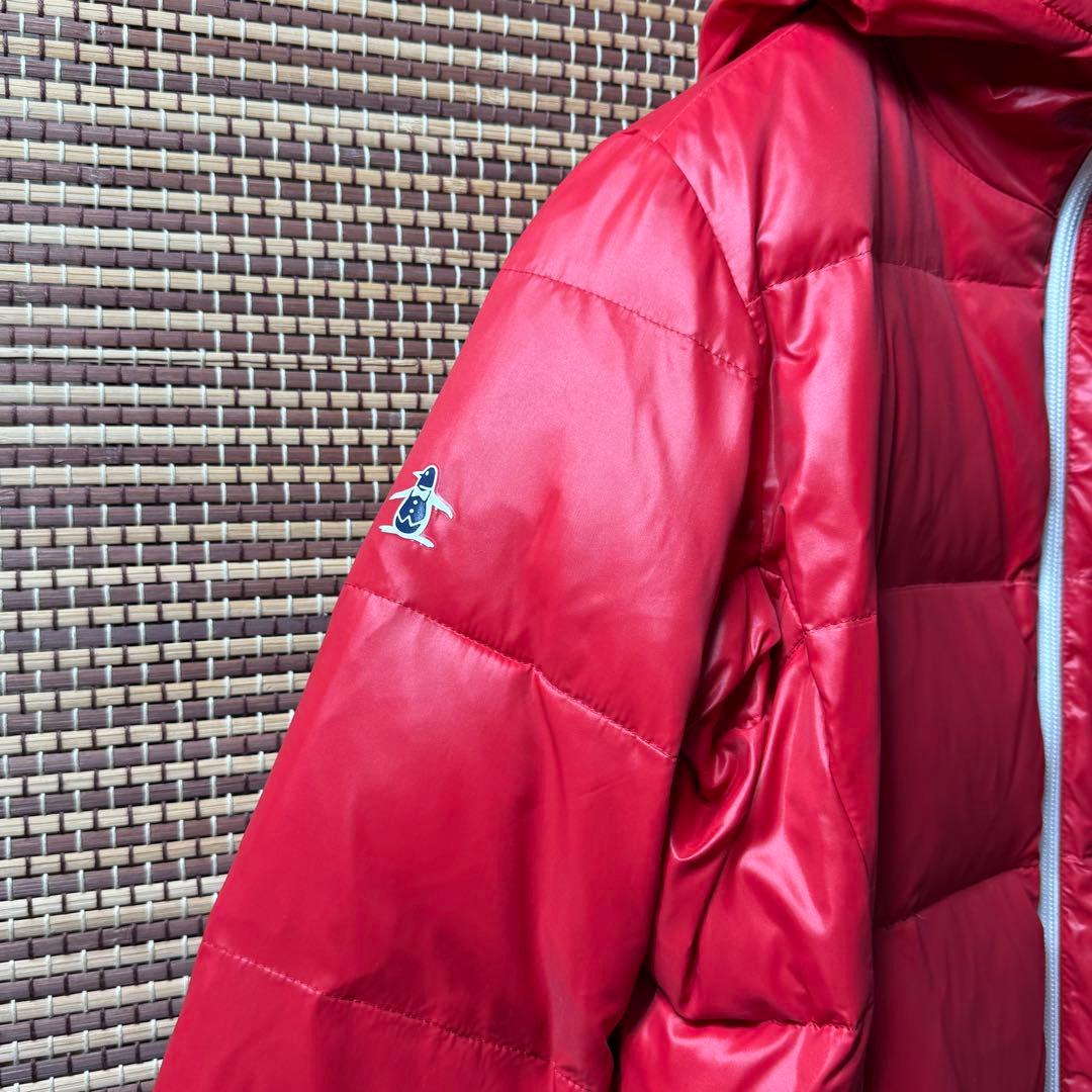 マンシングウェア ゴルフ R.line ダウンジャケット 赤 M フード付き