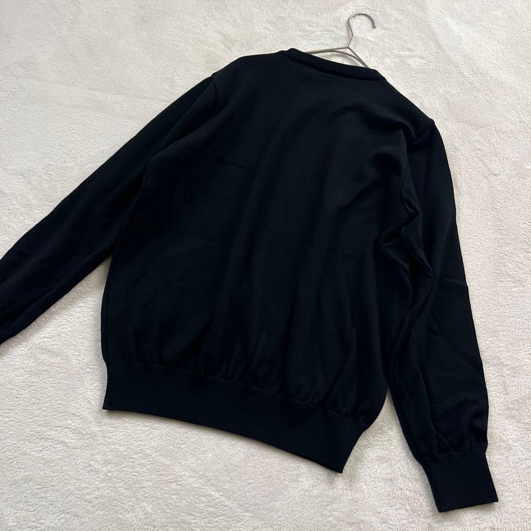 ●未使用品　ジバンシー　ニット　セーター　ゴルフ　ブラック　刺繍ロゴ