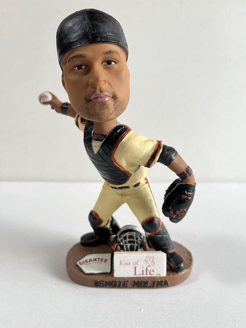 SFジャイアンツ　2008年　球場配布　 ベンジー・モリーナ　ボブルヘッド