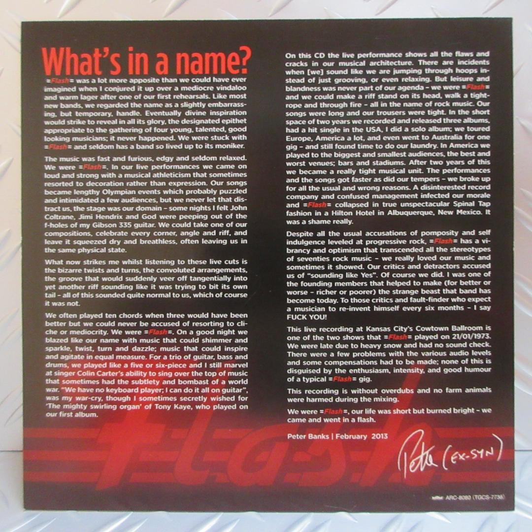 ★紙ジャケ◇フラッシュ / イン・パブリック★FLASH◇DU特典CD-R