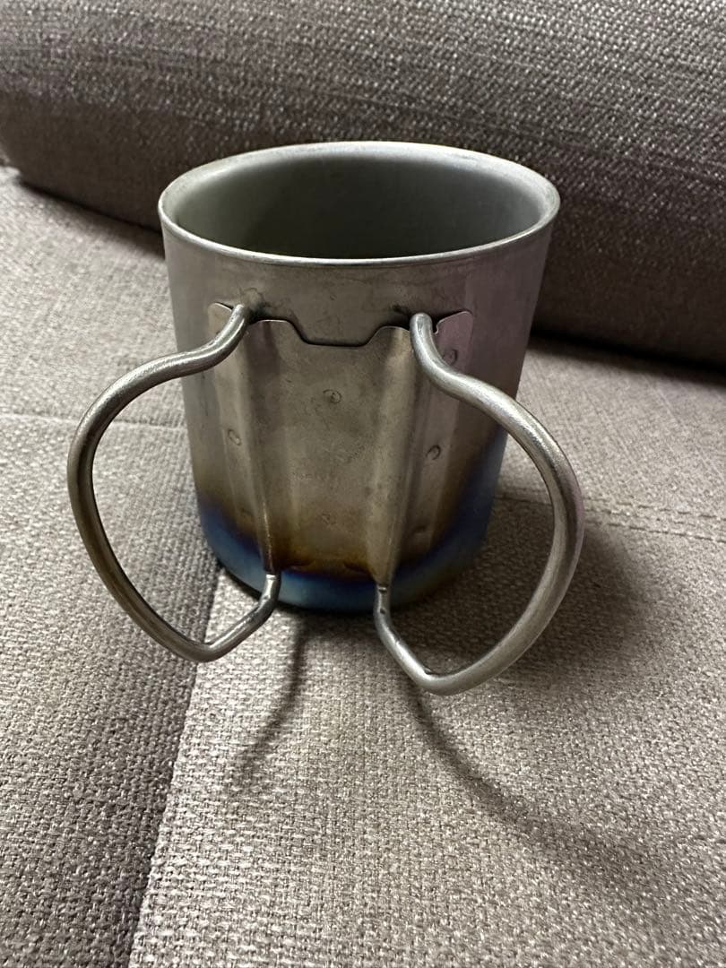  peak 2個セット ダブルウォールチタンマグカップ 300ml