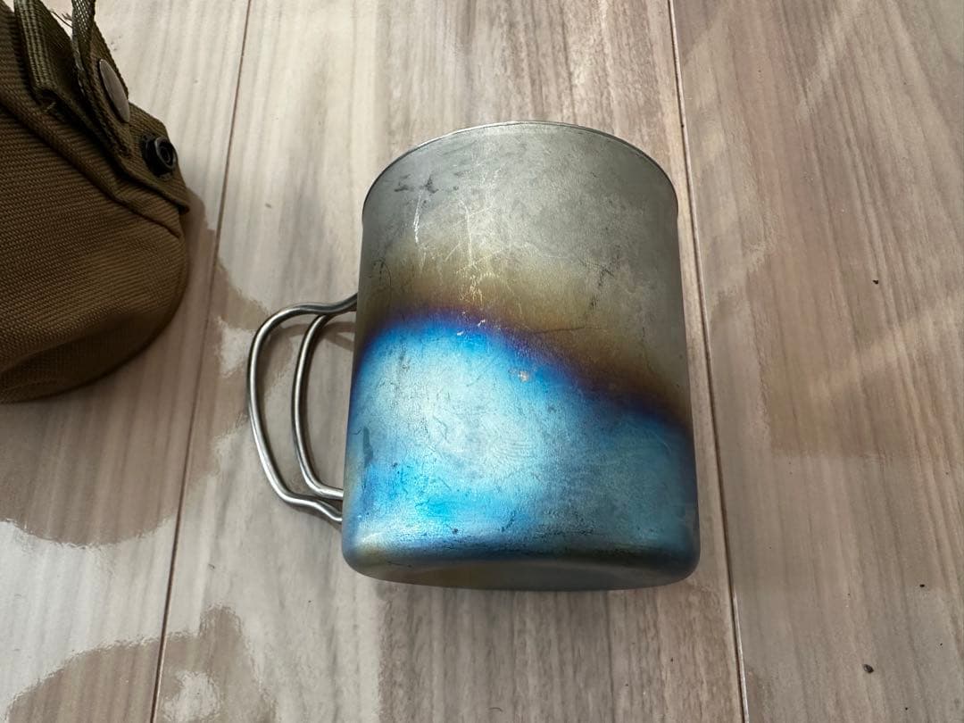  peak 2個セット ダブルウォールチタンマグカップ 300ml