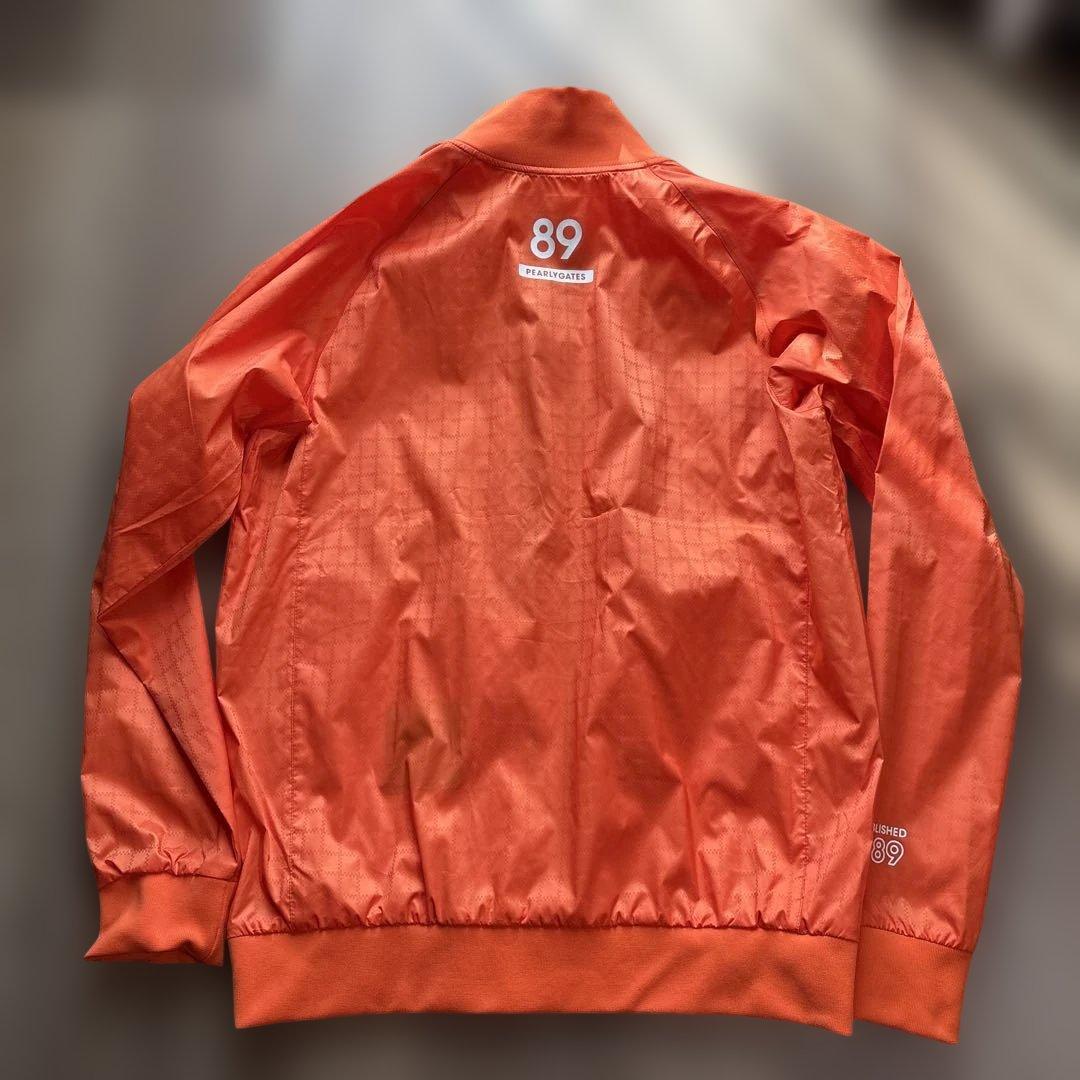 【美品】PEARLY GATES フルジップアウター　オレンジ