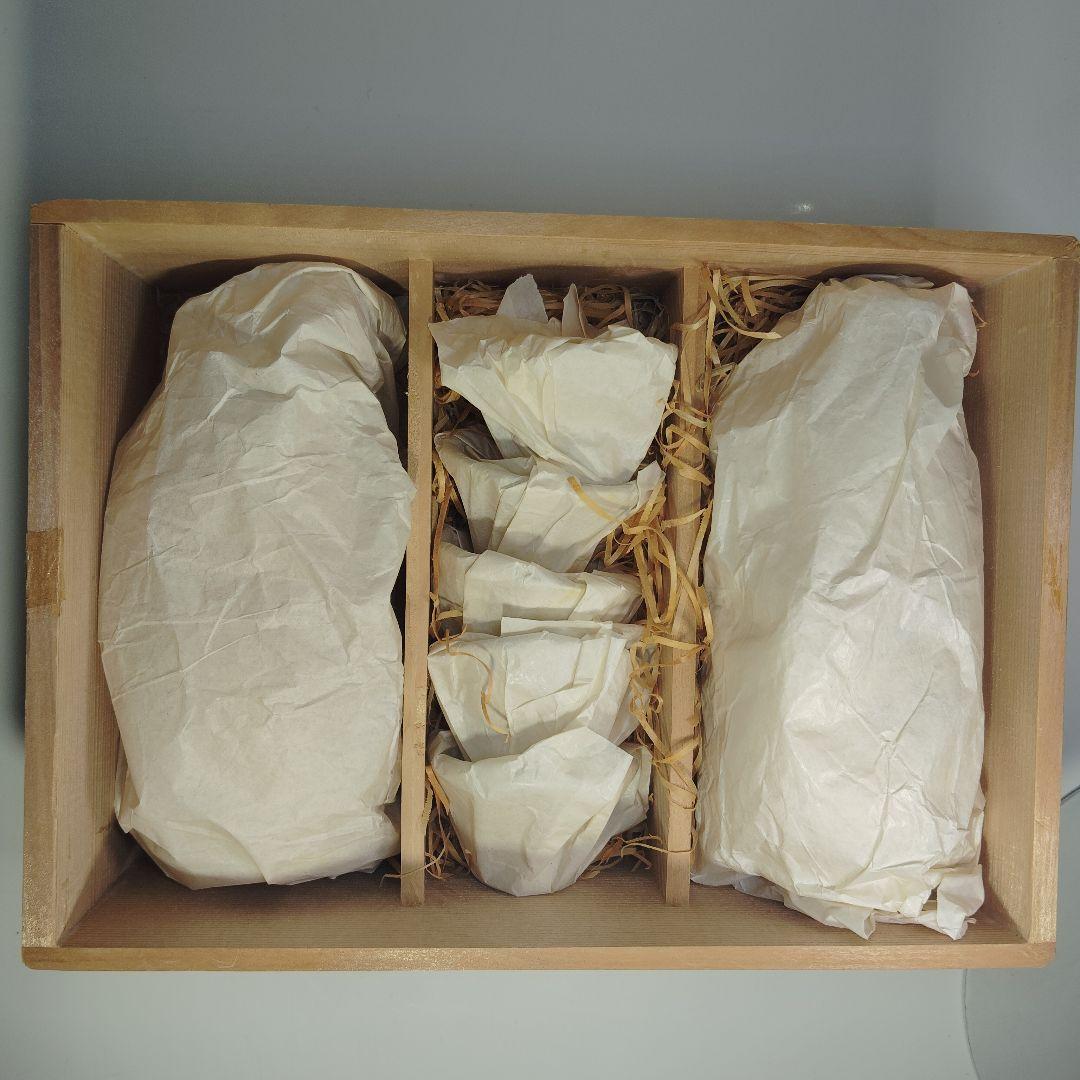 【未使用美品】十四代 沈壽官 薩摩焼 酒器セット 徳利 お猪口 白薩摩 壽官陶苑