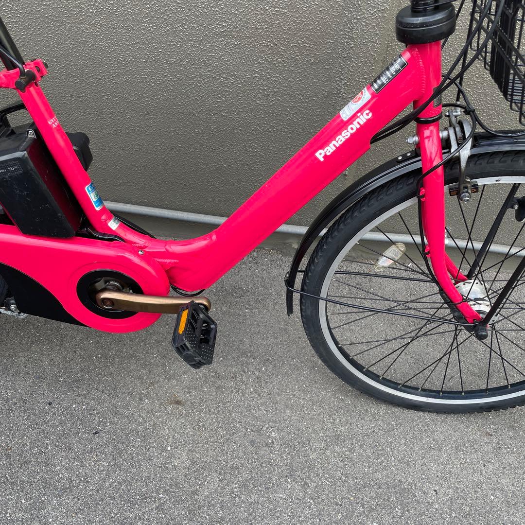 パナソニック電動アシスト自転車26インチ 16Ah レッド【引き取り限定】