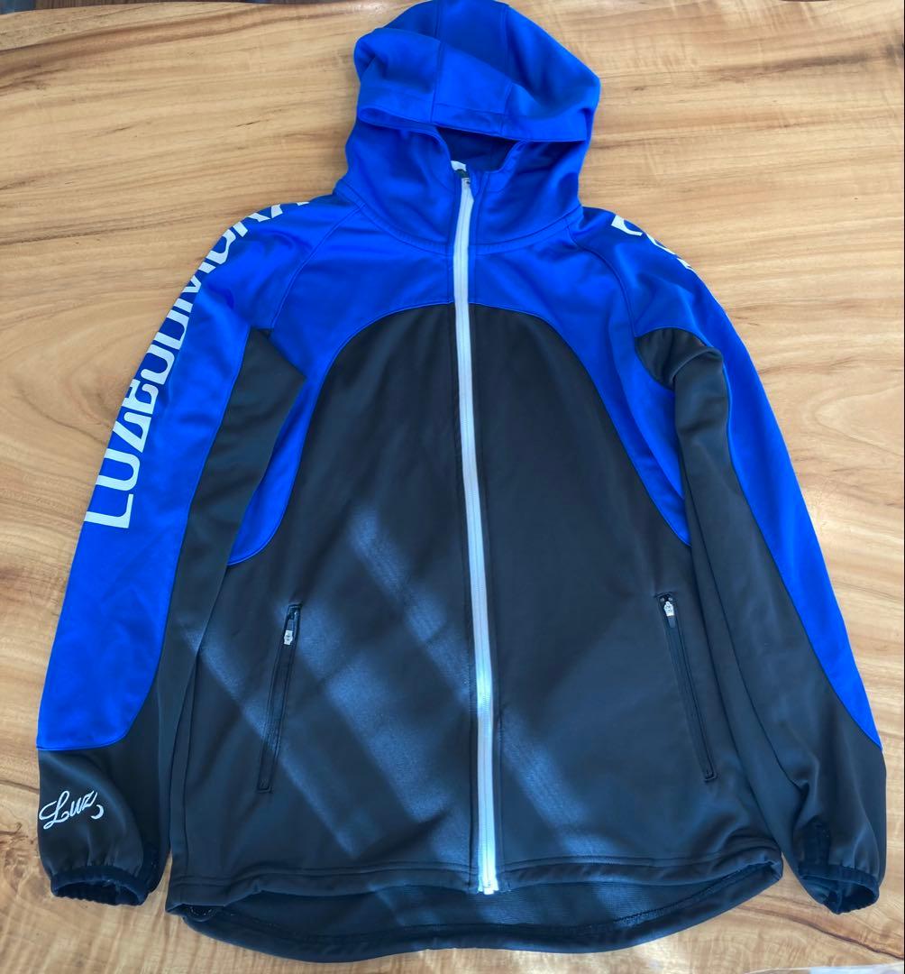 LUZeSOMBRA 青黒ジャージセット Ｌ　フード付き