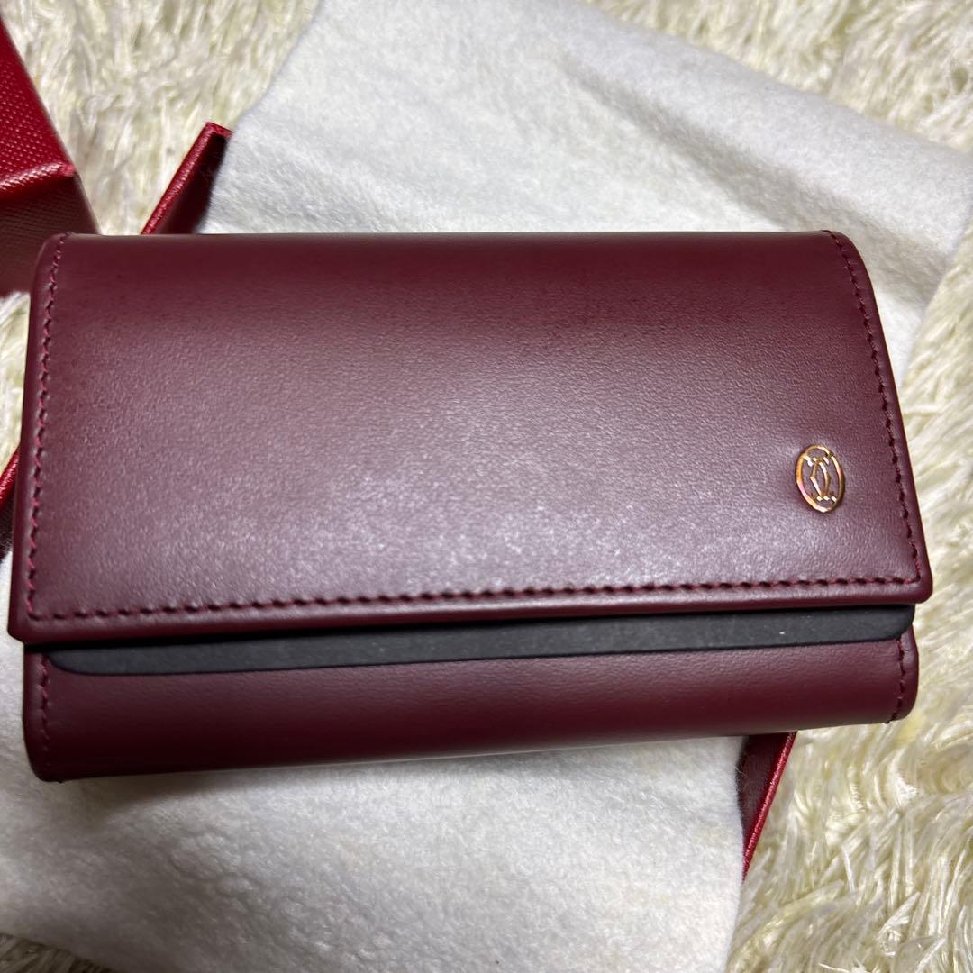未使用 Cartier カルティエ パシャ 6連キーケース ギャランティー 箱付