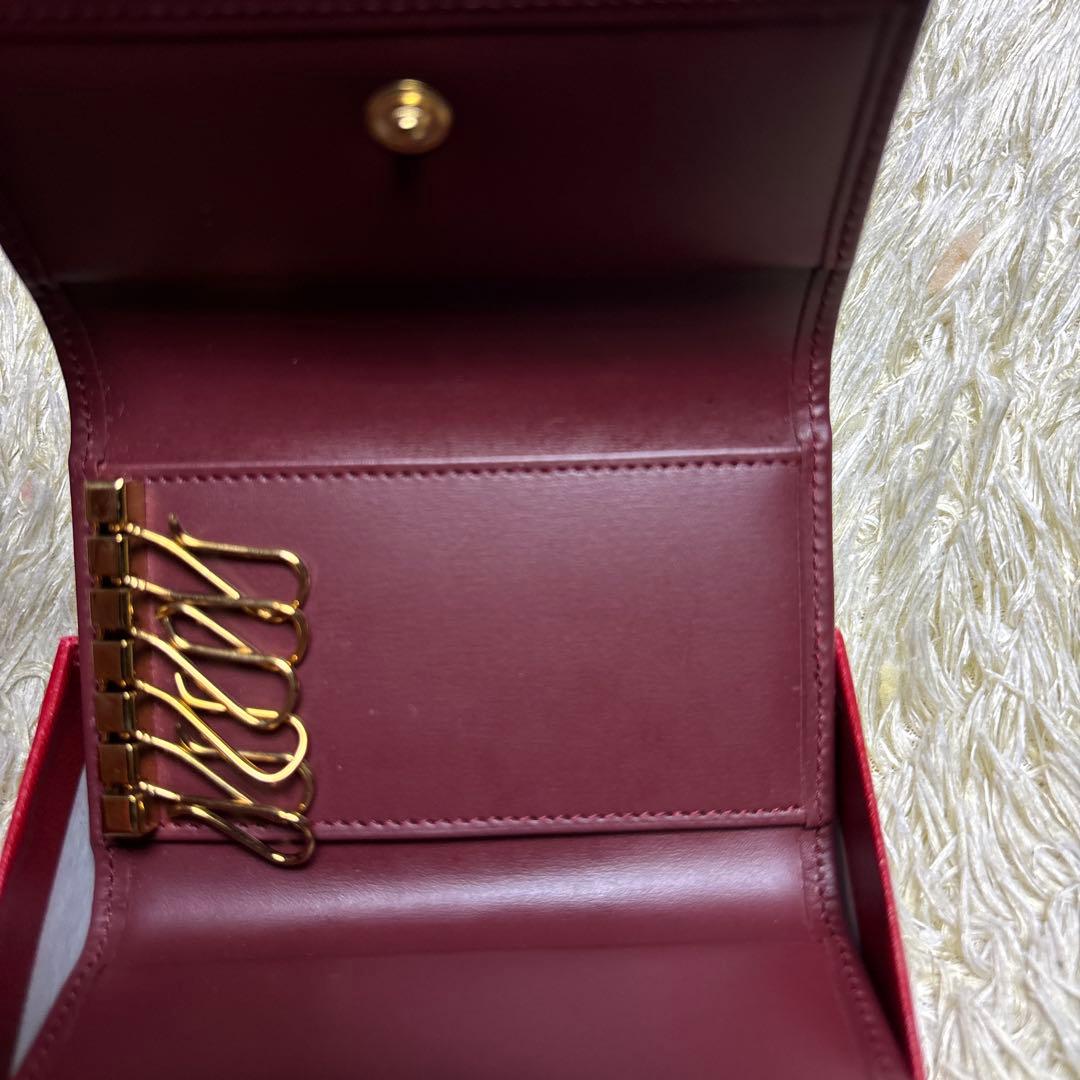 未使用 Cartier カルティエ パシャ 6連キーケース ギャランティー 箱付