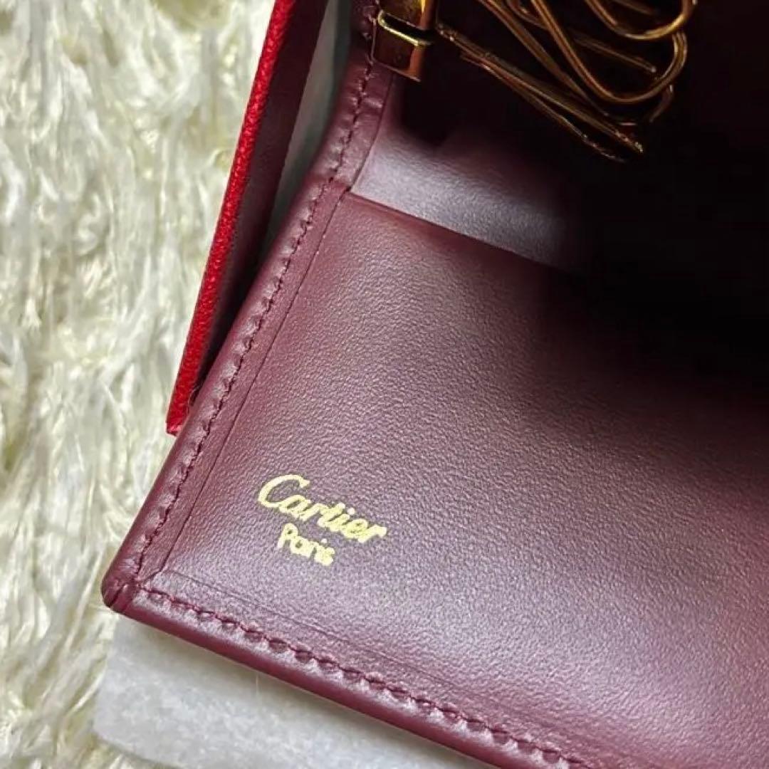 未使用 Cartier カルティエ パシャ 6連キーケース ギャランティー 箱付