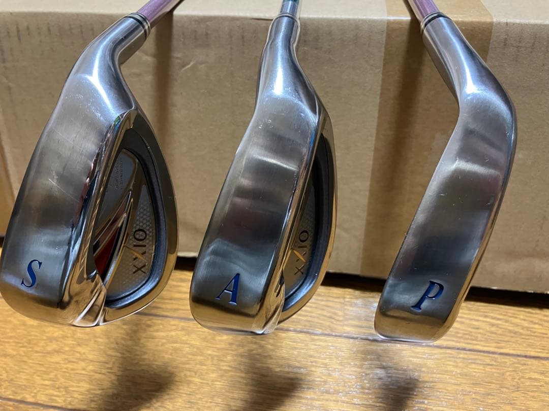 ゼクシオ8 レディース セット 10本(L/ボルドー)美品