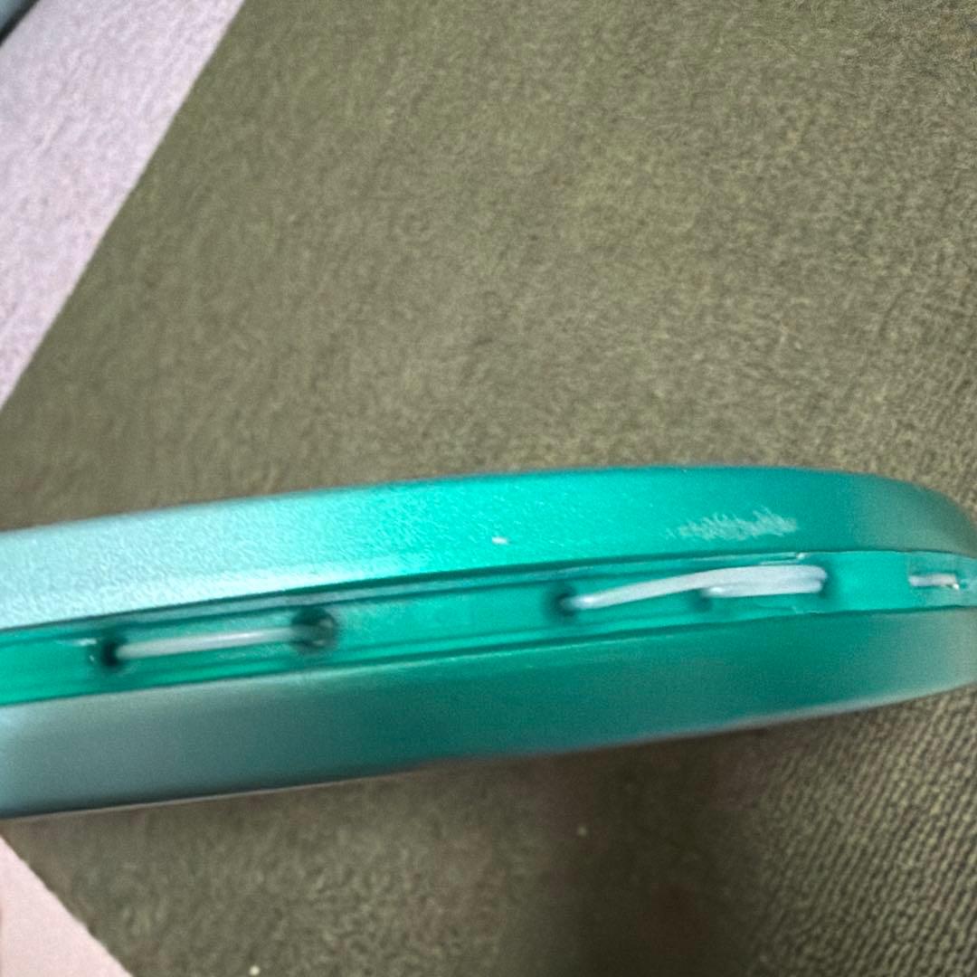 12番緑色テニスラケット(軟式用)