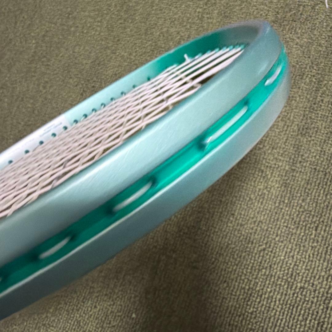 12番緑色テニスラケット(軟式用)