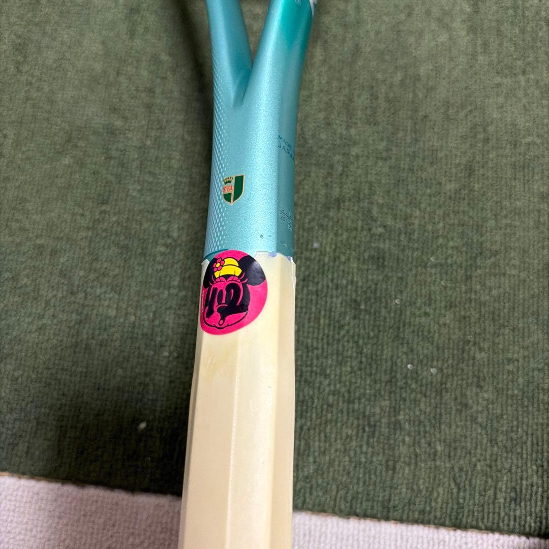 12番緑色テニスラケット(軟式用)