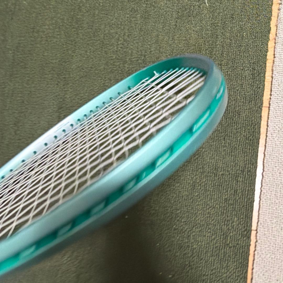 12番緑色テニスラケット(軟式用)