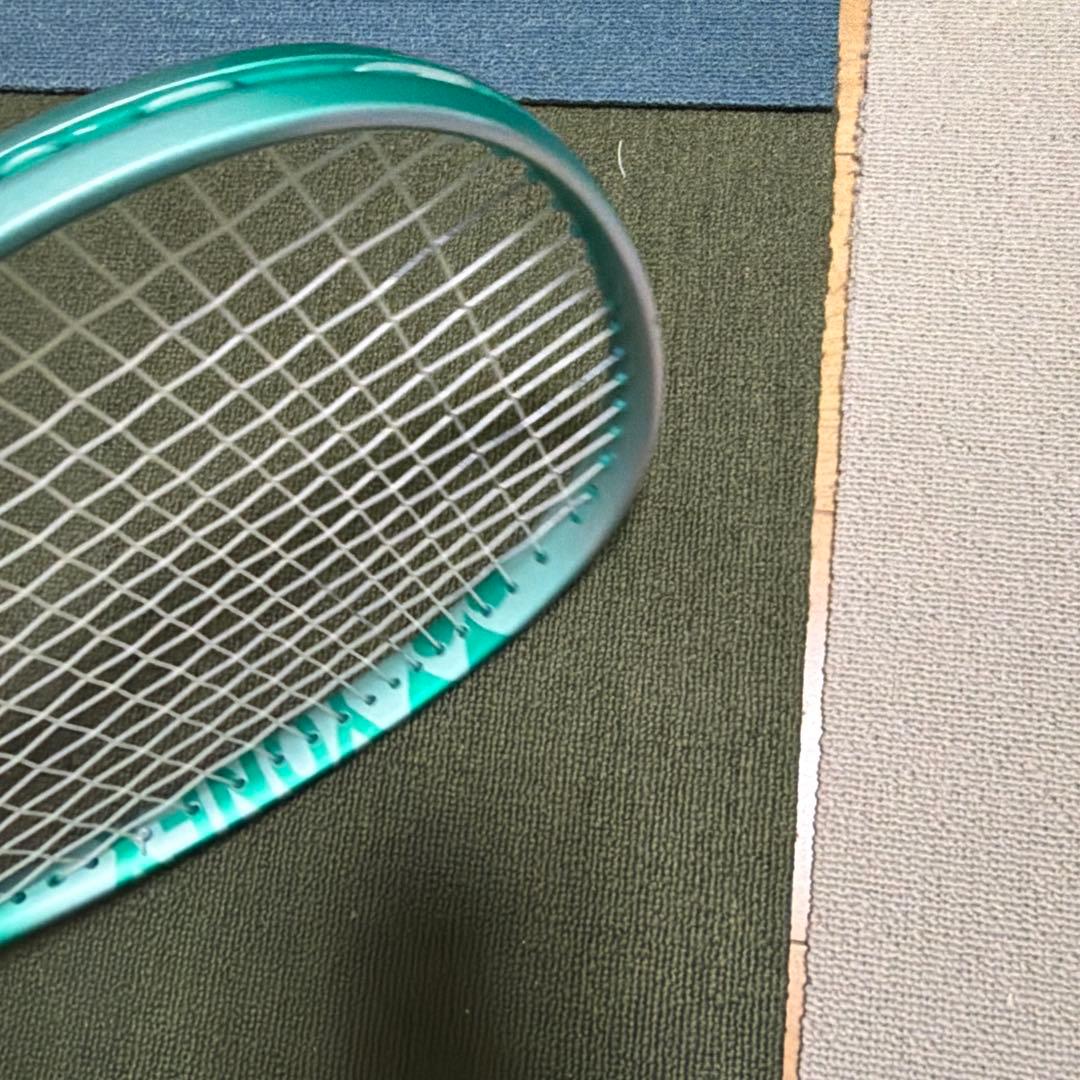 12番緑色テニスラケット(軟式用)