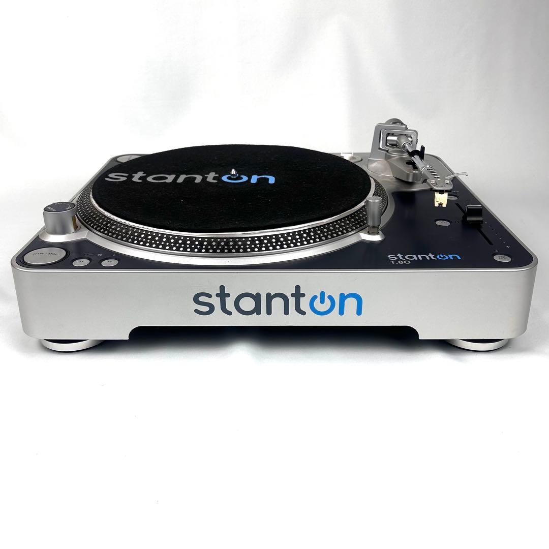 【人気】stanton ターンテーブル T.80 カートリッジ付 動作確認済