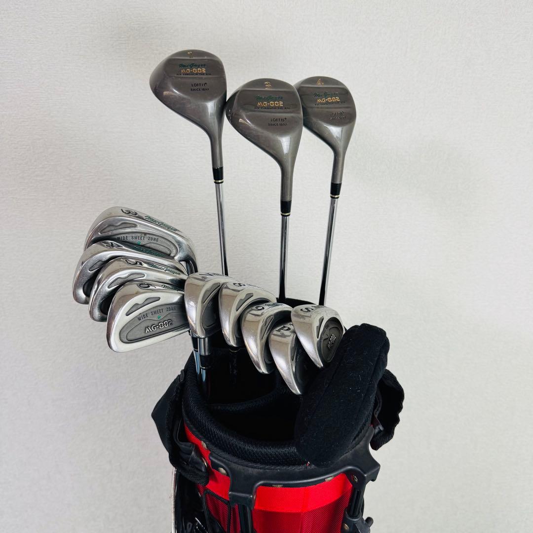 【初心者男性向け】マグレガー ゴルフクラブ コースデビューセット 13本 （R）