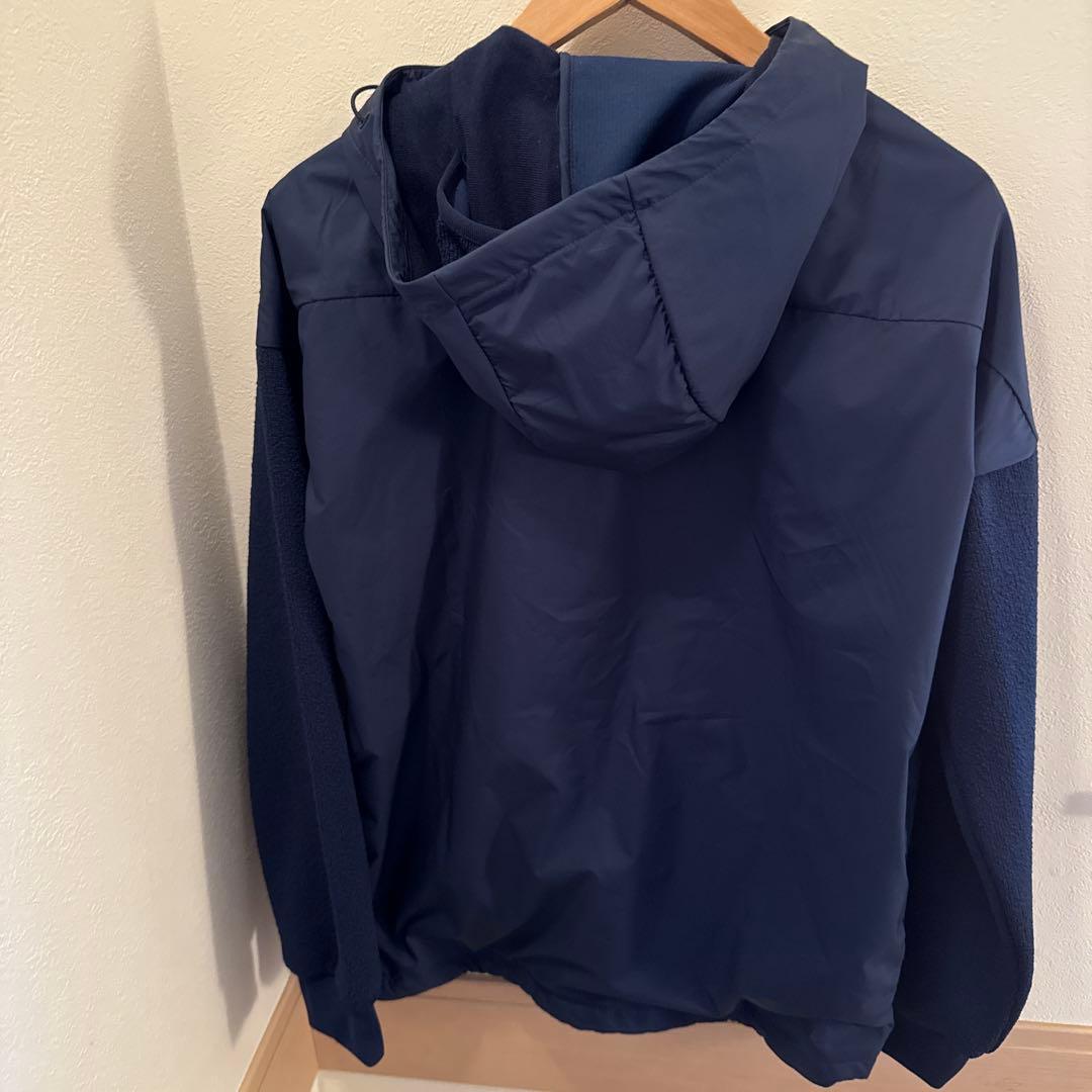 新品　値札付　adidas ファブリックミックス　フルジップパーカー M