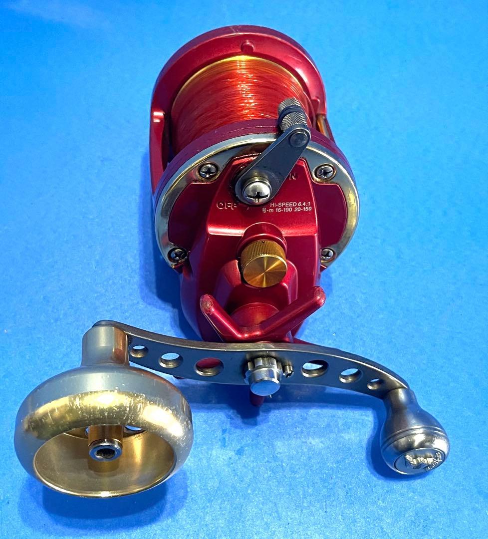 ダイワ シーライン 石鯛Z40WH 遠投 釣武者パワーハンドルゴールド　レバー⑪