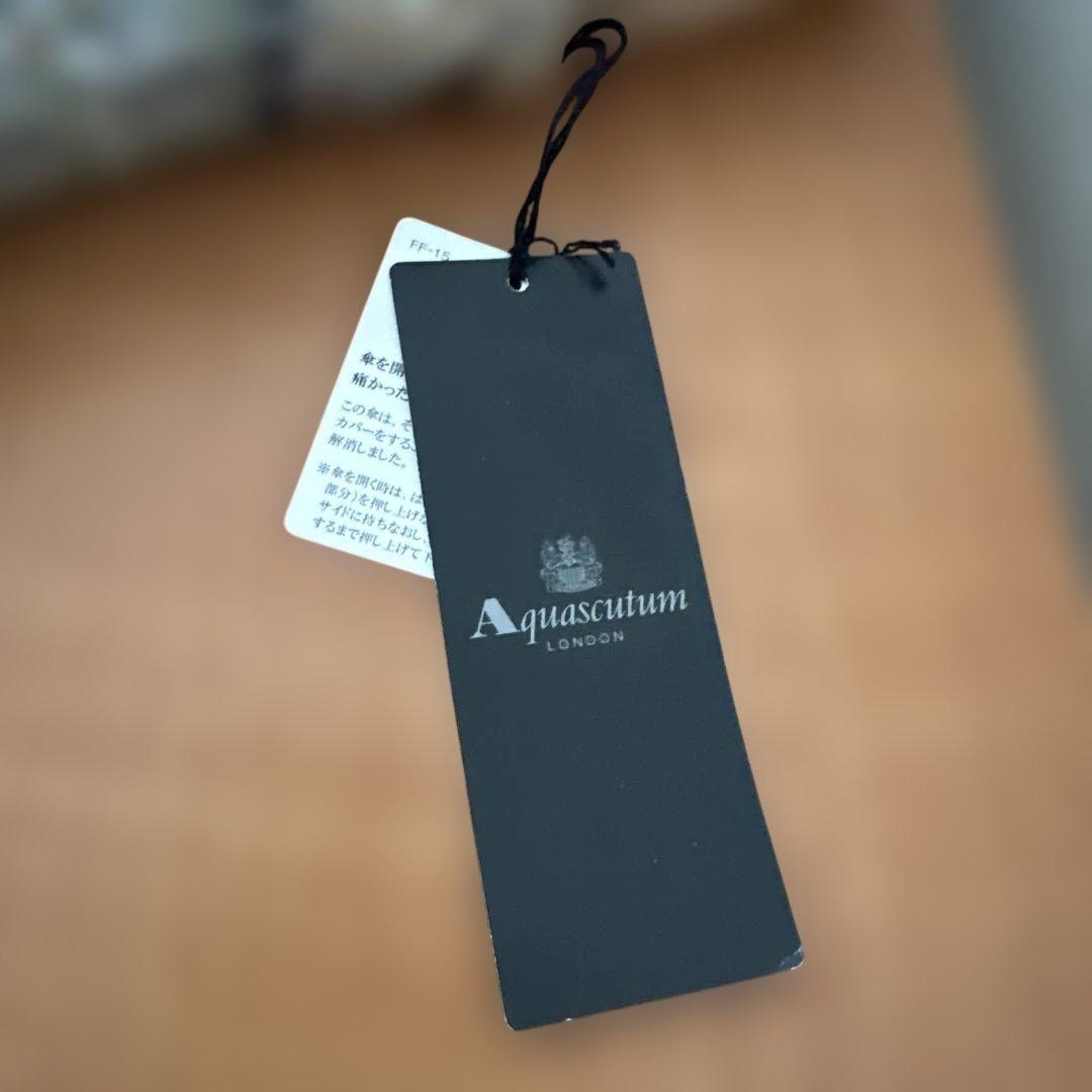 【未使用•タグ付き】アクアスキュータム　ロンドン風景 折りたたみ傘　雨傘　傘