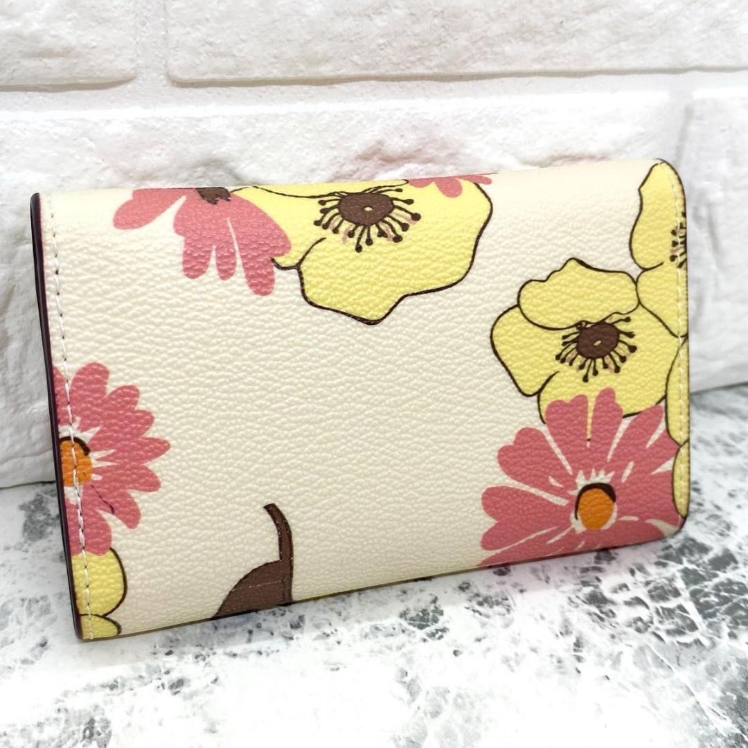 COACH コーチ フローラルプリント キーケース キーリング 花柄 CI799