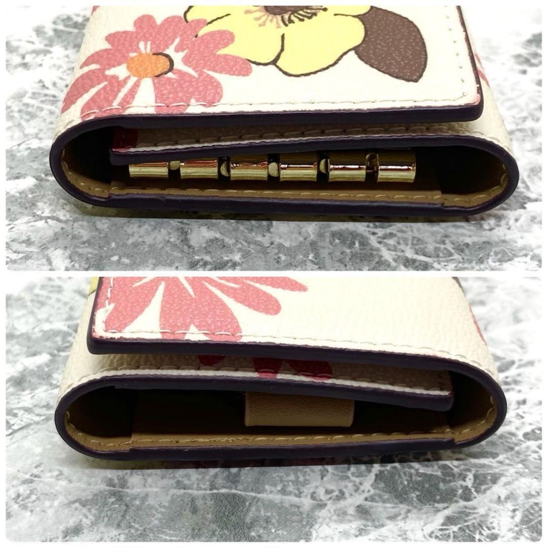 COACH コーチ フローラルプリント キーケース キーリング 花柄 CI799