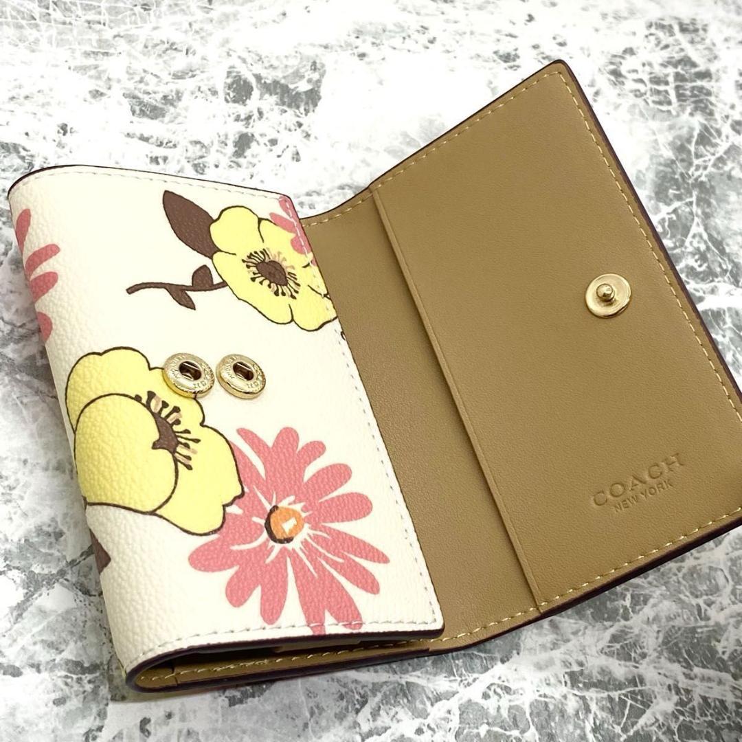 COACH コーチ フローラルプリント キーケース キーリング 花柄 CI799