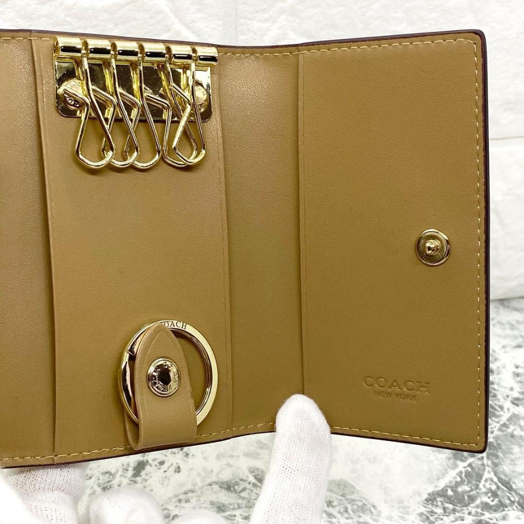 COACH コーチ フローラルプリント キーケース キーリング 花柄 CI799