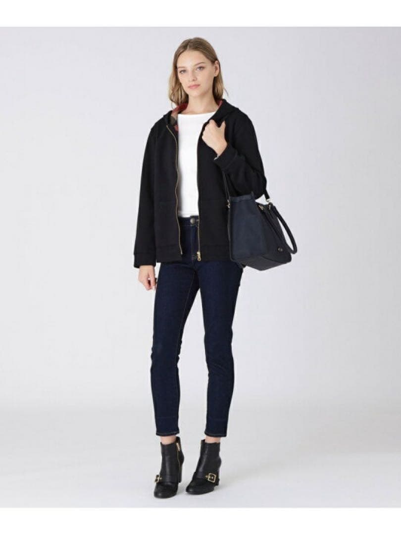 BLUE LABEL CRESTBRIDGE ダンボールジップアップパーカー