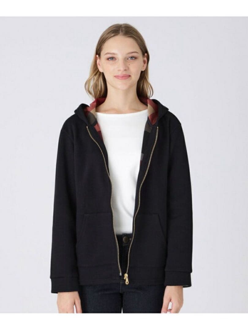 BLUE LABEL CRESTBRIDGE ダンボールジップアップパーカー