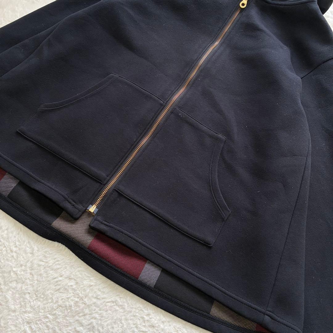 BLUE LABEL CRESTBRIDGE ダンボールジップアップパーカー